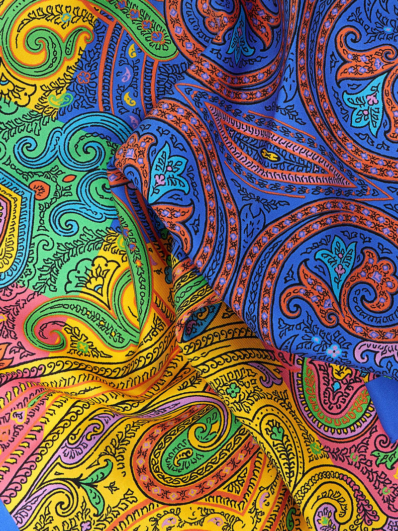 Écharpe en Soie Multicolore Etro