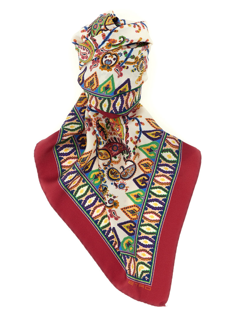 Foulard en soie multicolore Etro
