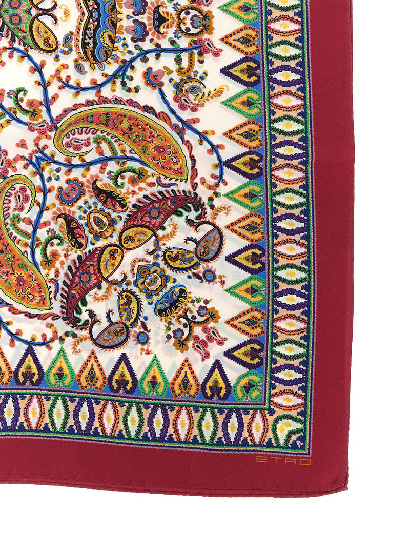 Foulard en soie multicolore Etro