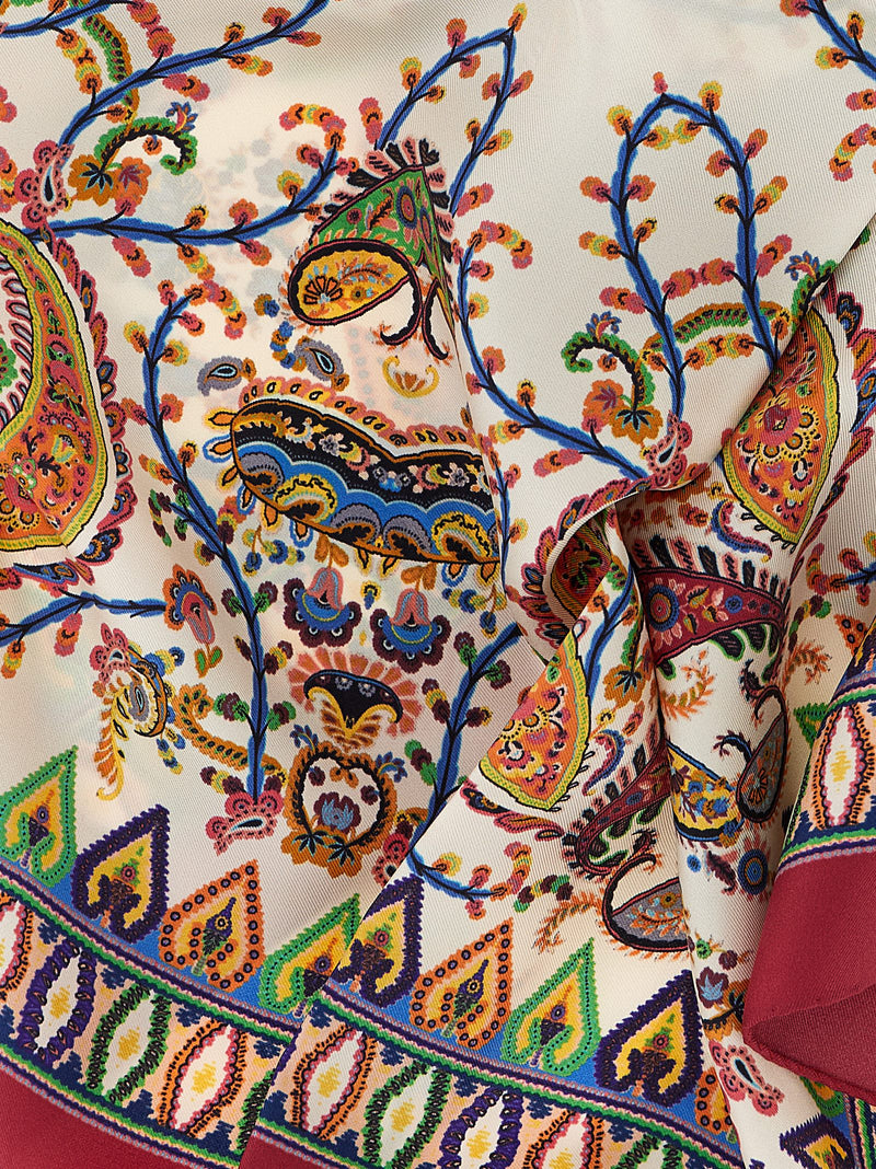 Foulard en soie multicolore Etro