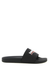 Balenciaga Black Plastic Slides