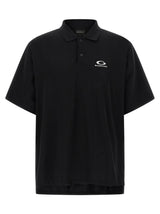 Balenciaga Black Cotton Polo Shirt