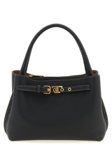 Sac à main Tod's en cuir de veau noir