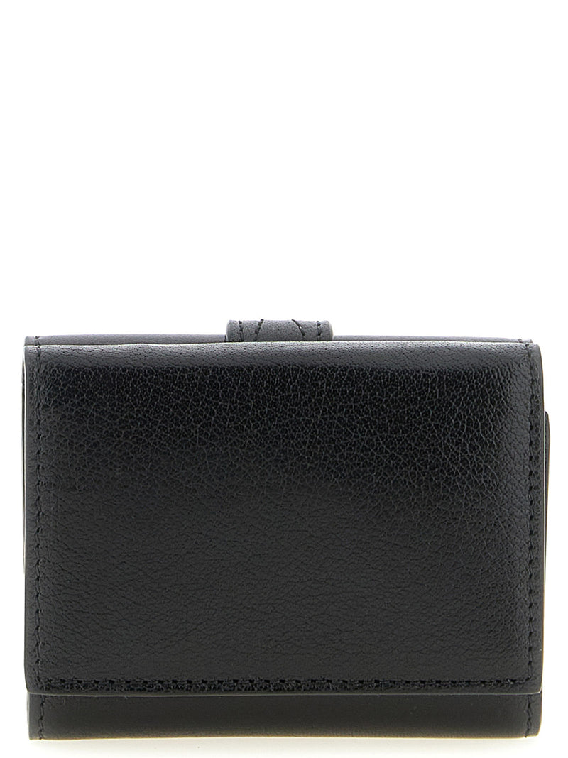 Chloé Paddington Black Buffalo Leather Cardholder