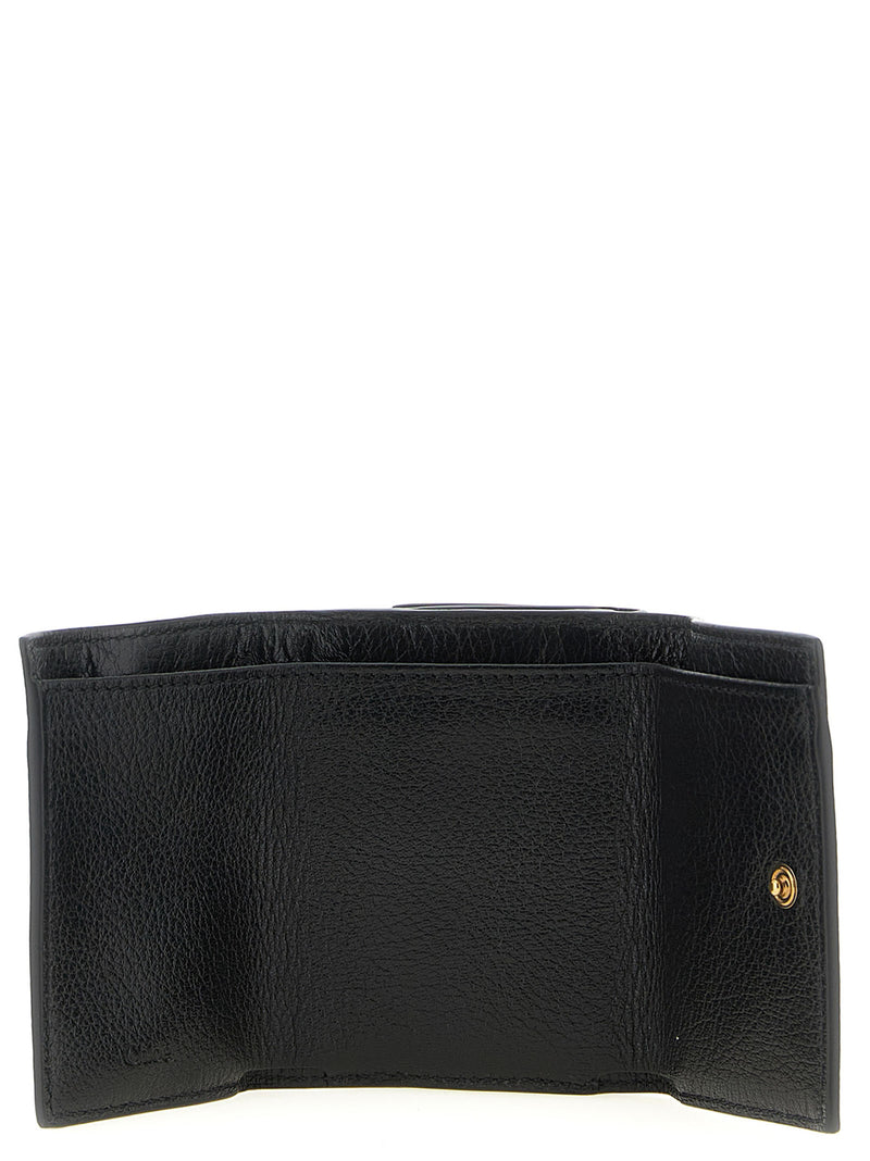 Chloé Paddington Black Buffalo Leather Cardholder