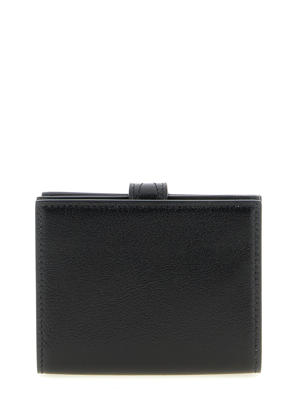Porte-cartes Chloé en cuir de buffle noir