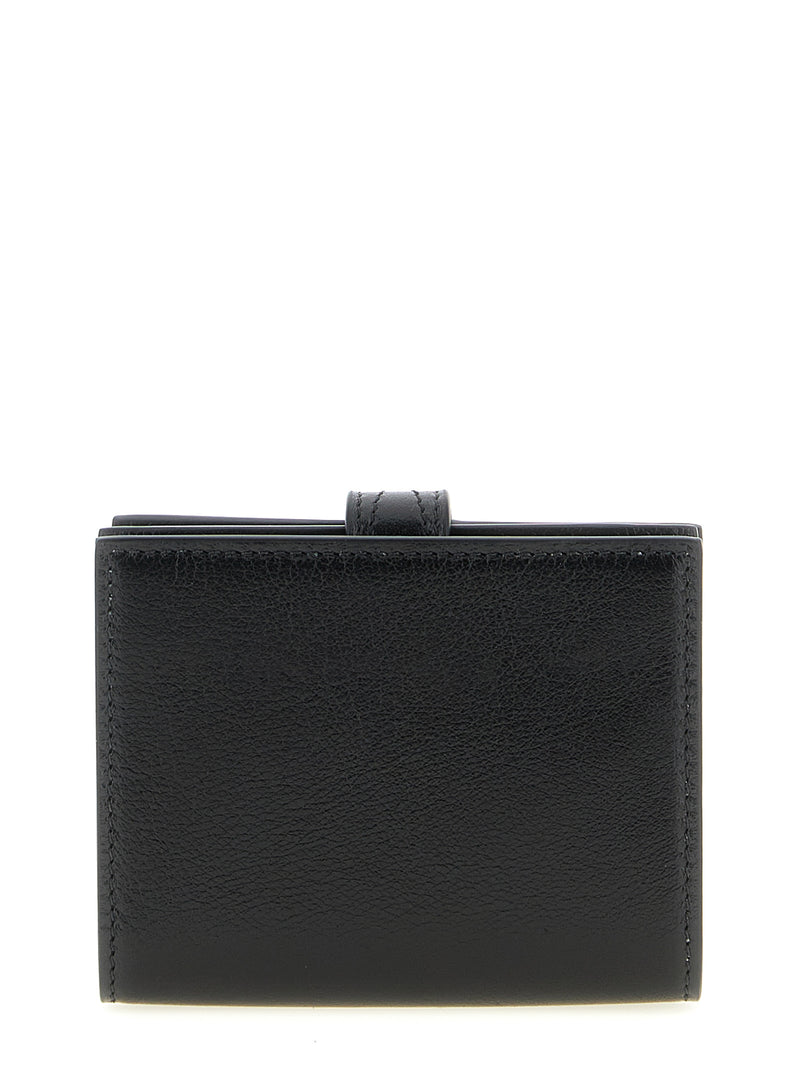 Porte-cartes Chloé en cuir de buffle noir
