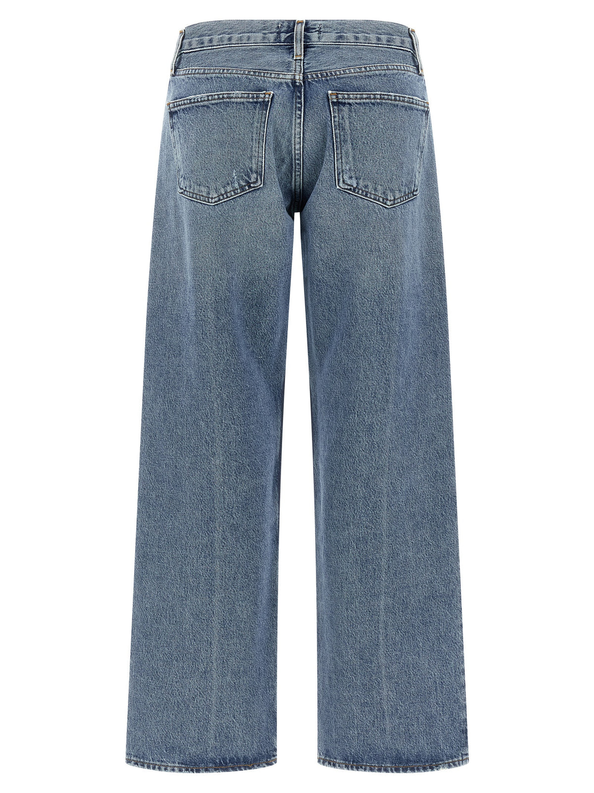 Jean droit en coton bleu Agolde