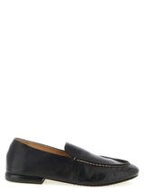 Marsell Black Calfskin Slip-On Loafers - Mandolo Model