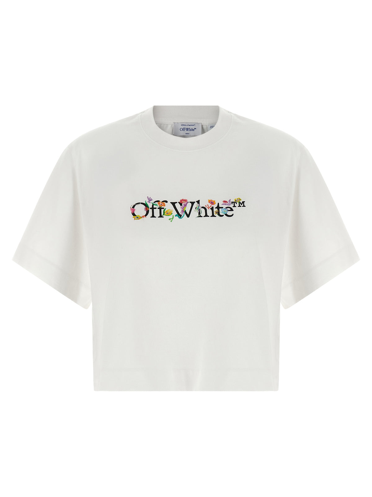 T-shirt Off-White en coton blanc