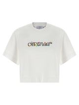 T-shirt Off-White en coton blanc