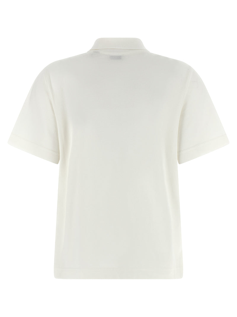 Burberry Priscilla White Cotton Polo Shirt