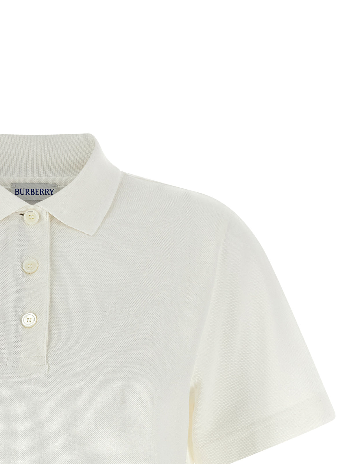 Burberry Priscilla White Cotton Polo Shirt