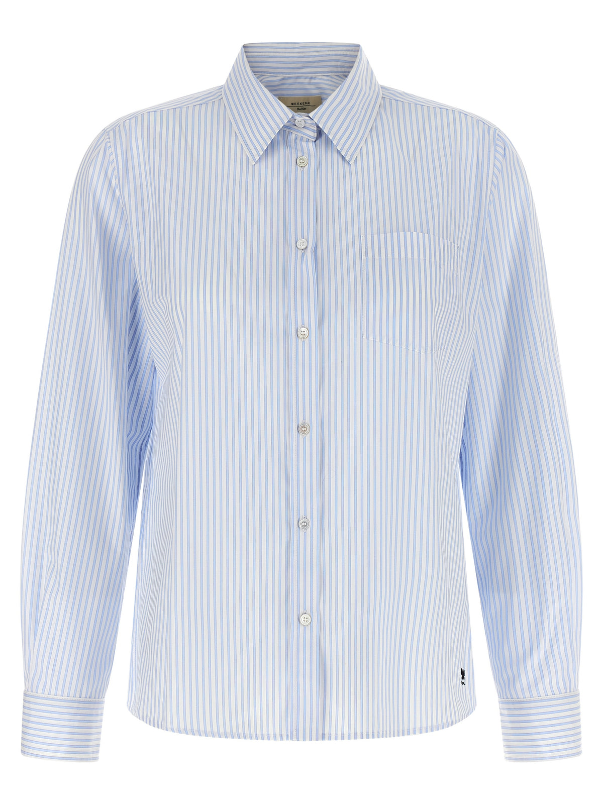Chemisier Max Mara en coton bleu