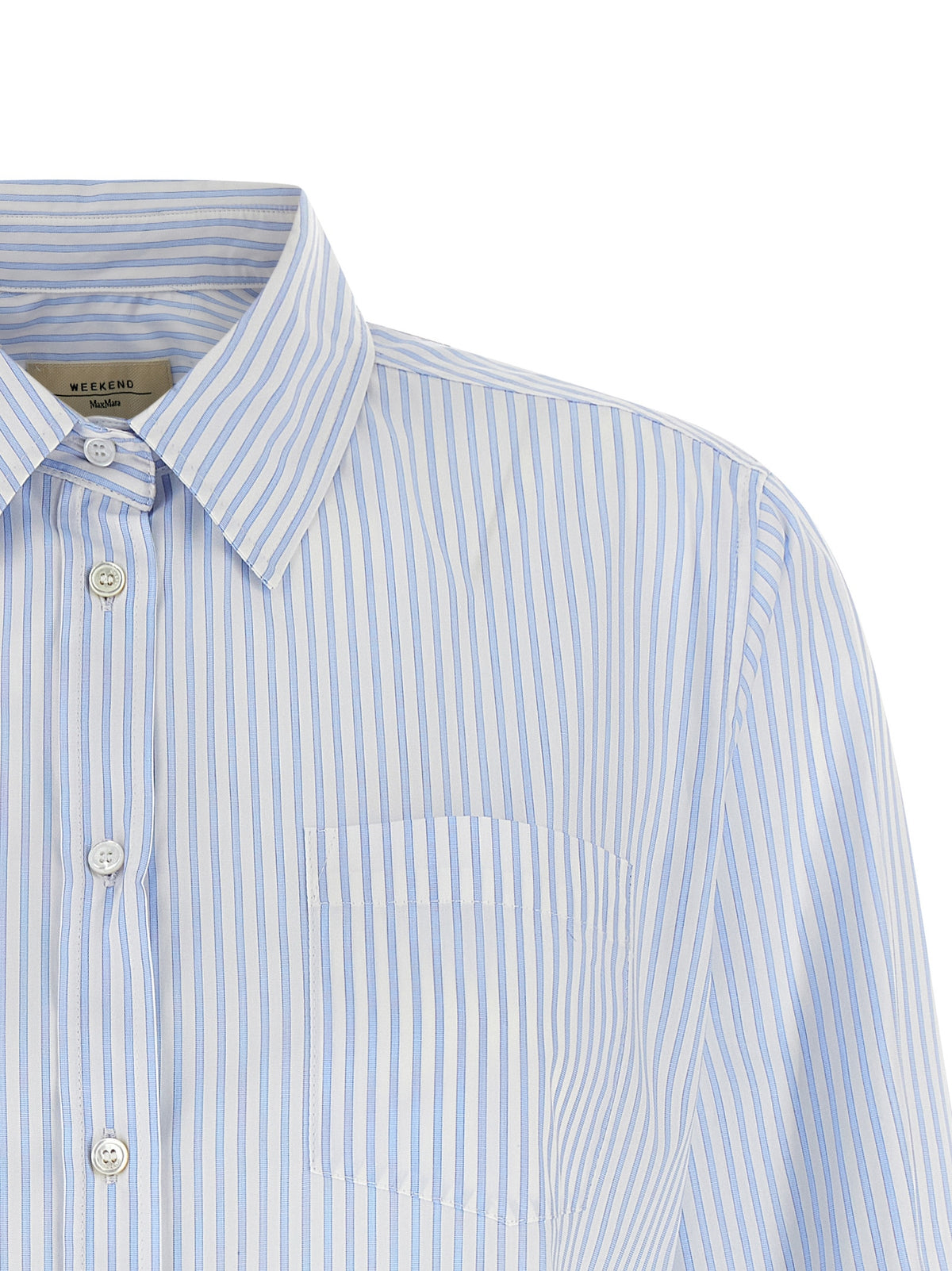 Chemisier Max Mara en coton bleu