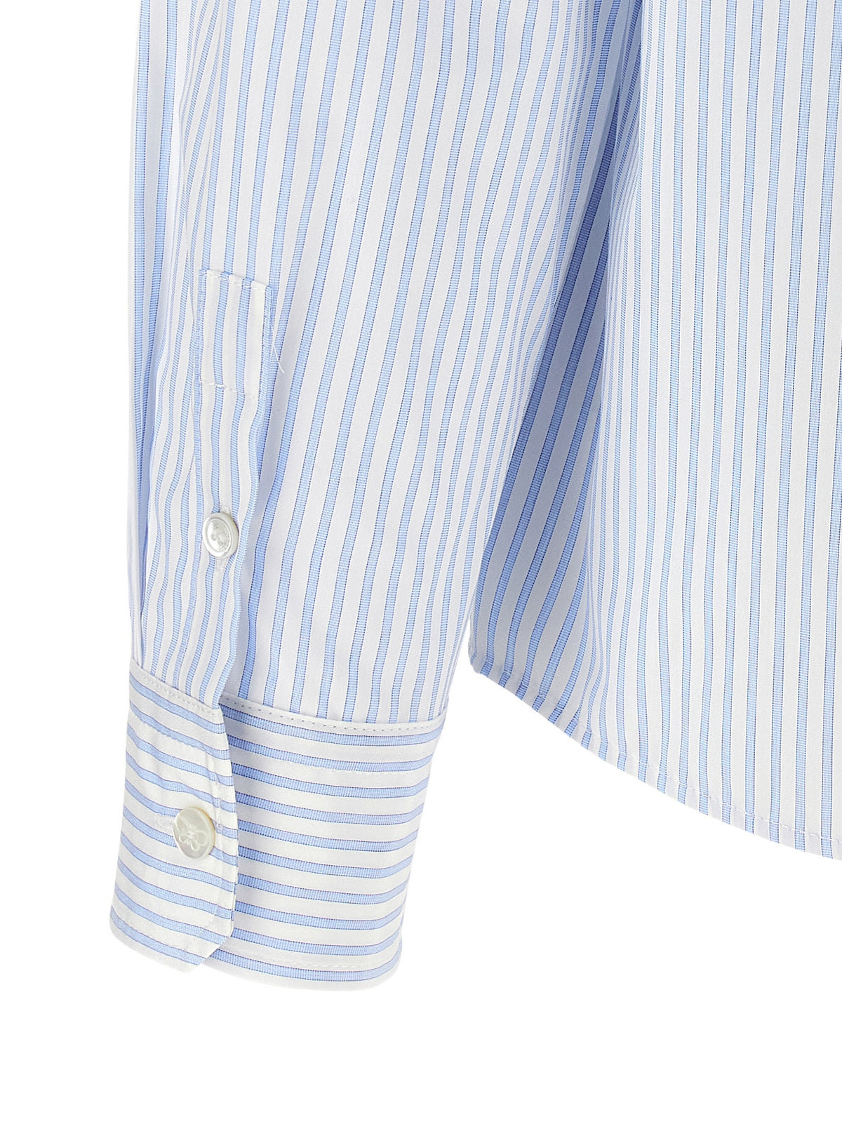 Chemisier Max Mara en coton bleu