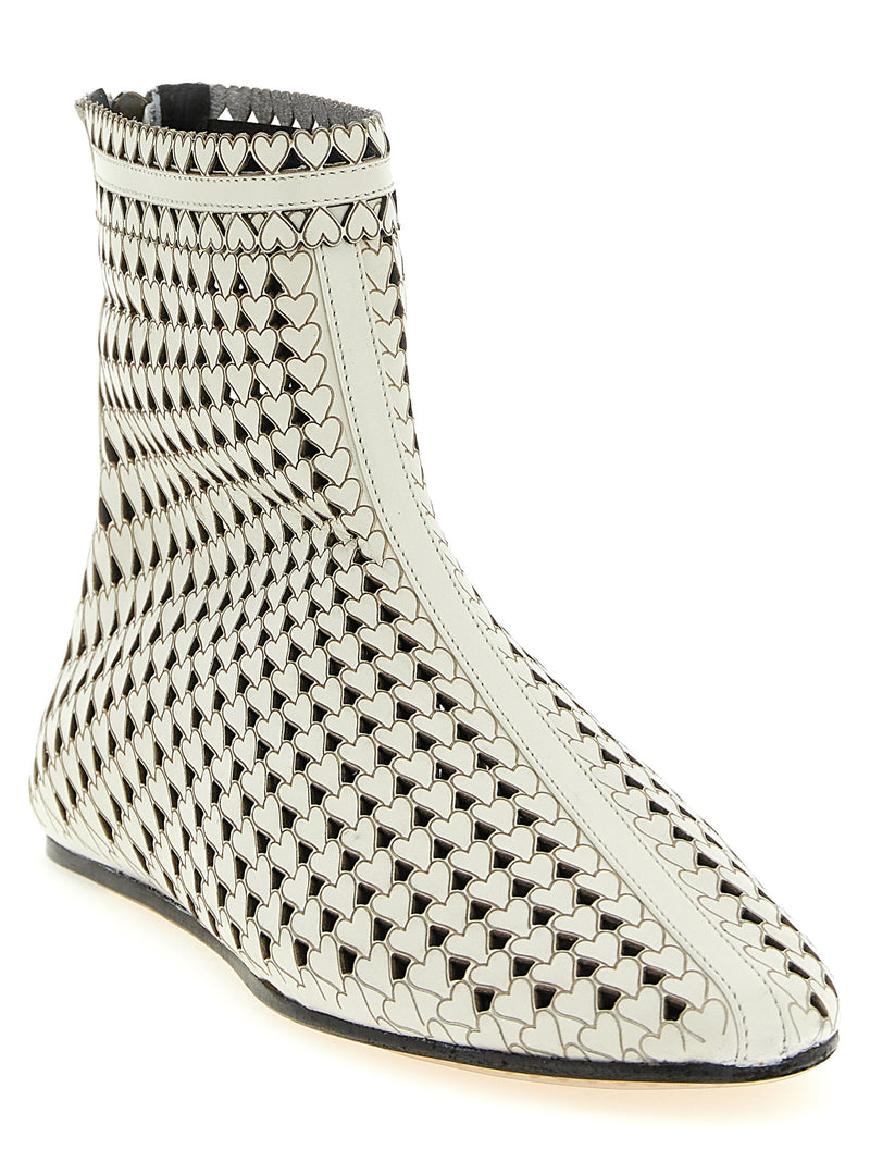 Bottines Isabel Marant en veau beige