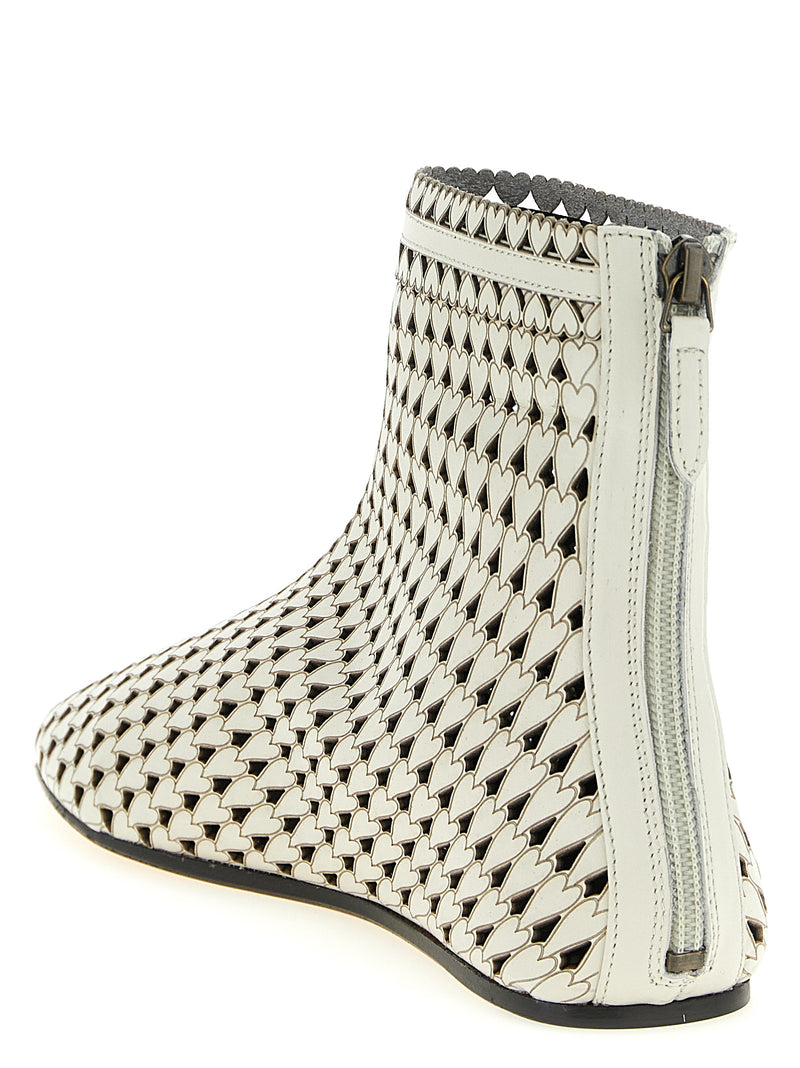 Bottines Isabel Marant en veau beige