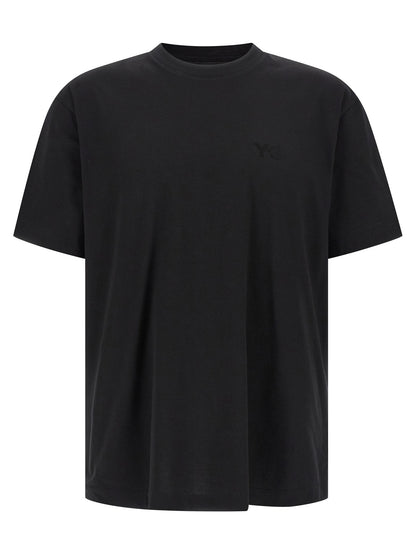 Y-3 Black Cotton T-Shirt