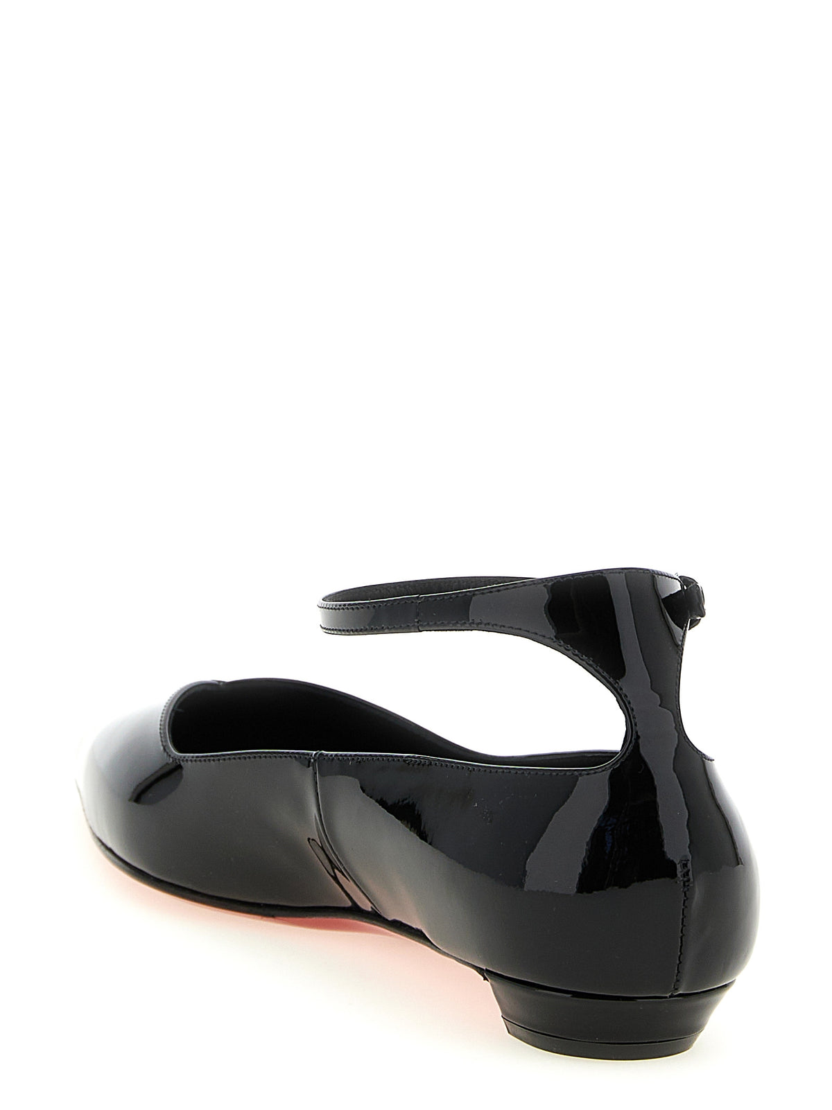 Ballerines en veau noir Christian Louboutin