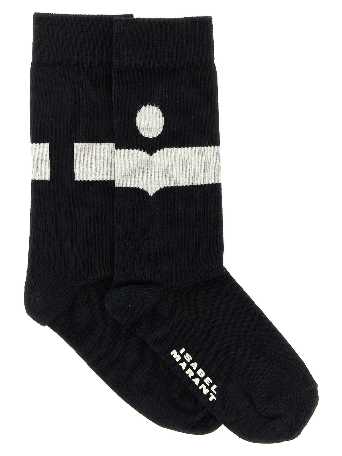 Isabel Marant Nesson Black Cotton Socks for Women