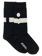 Isabel Marant Nesson Black Cotton Socks for Women