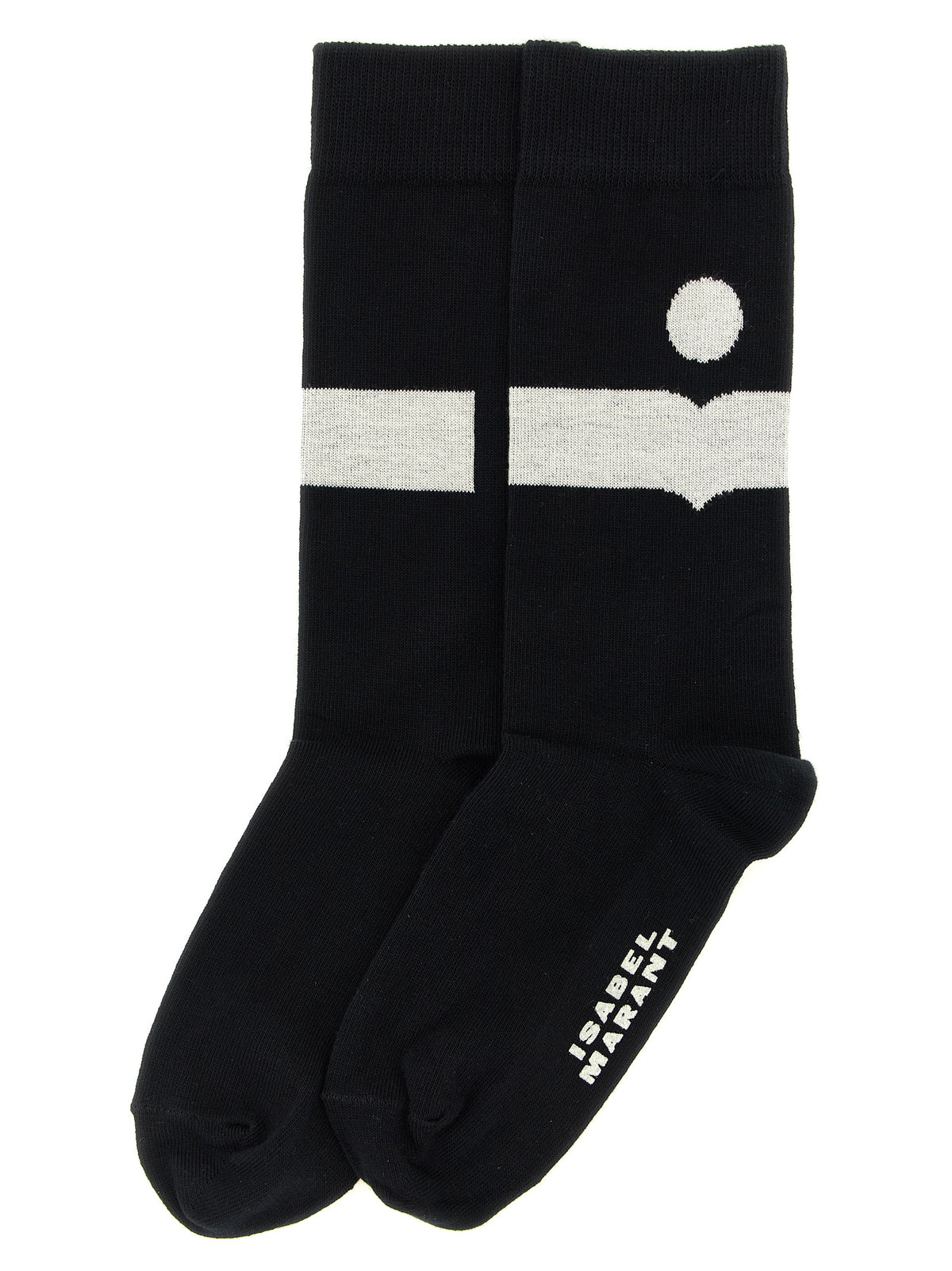 Isabel Marant Nesson Black Cotton Socks for Women