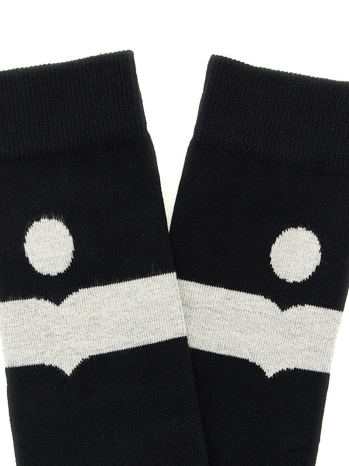 Isabel Marant Nesson Black Cotton Socks for Women