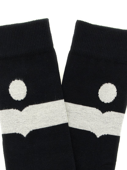 Isabel Marant Black Cotton Socks