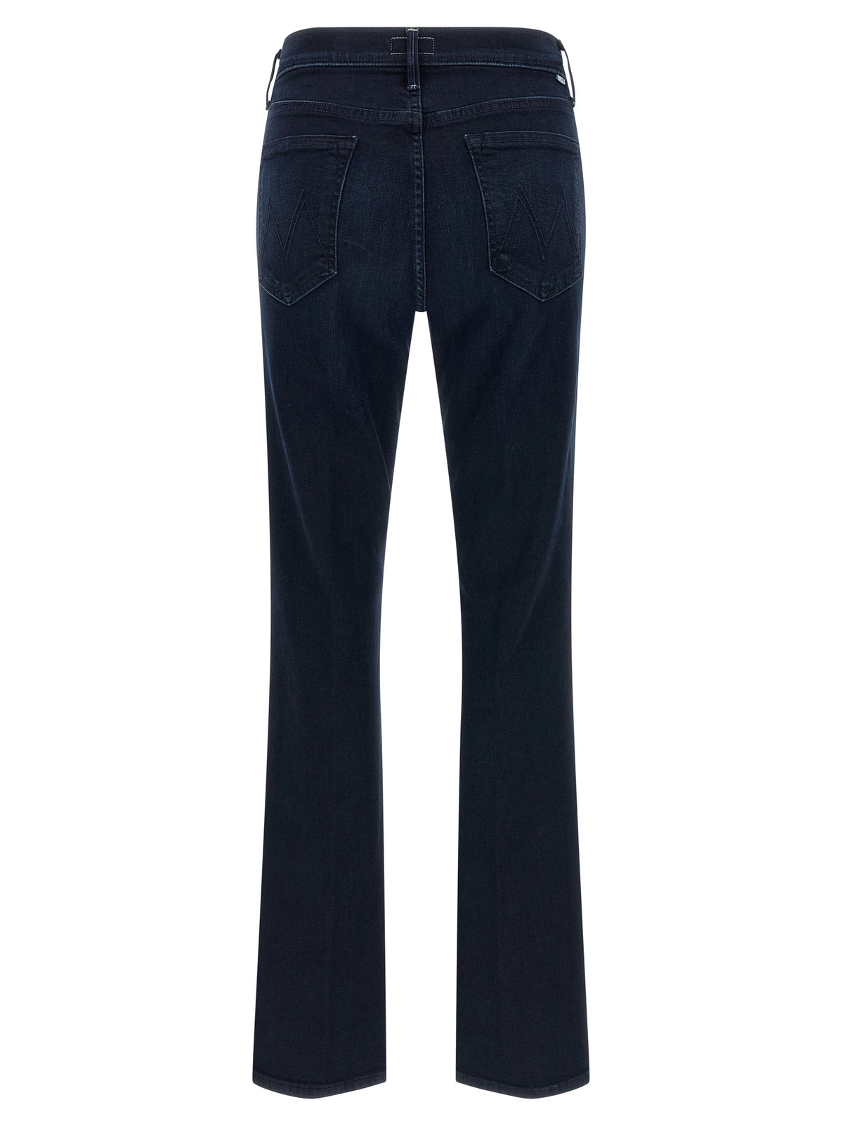 Jean évasé en coton bleu denim Mother Denim