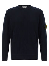 Stone Island Blue Cotton Cardigan - Stylish & Sustainable