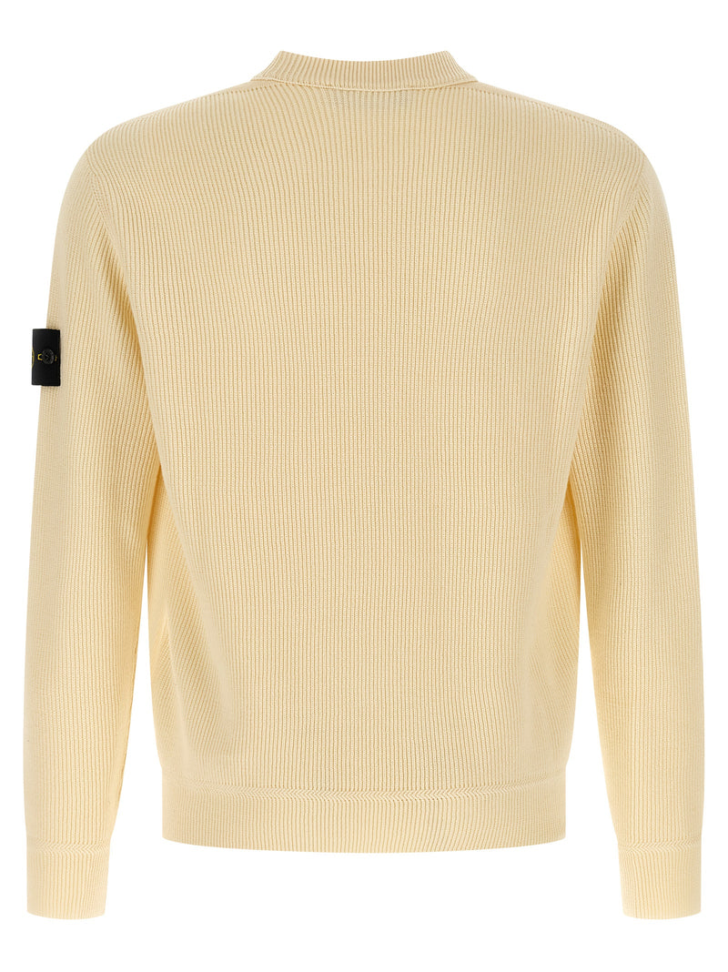 Cardigan Stone Island en coton beige