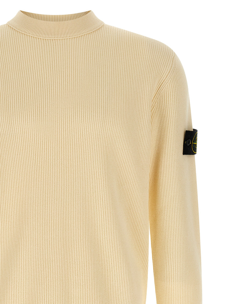 Cardigan Stone Island en coton beige