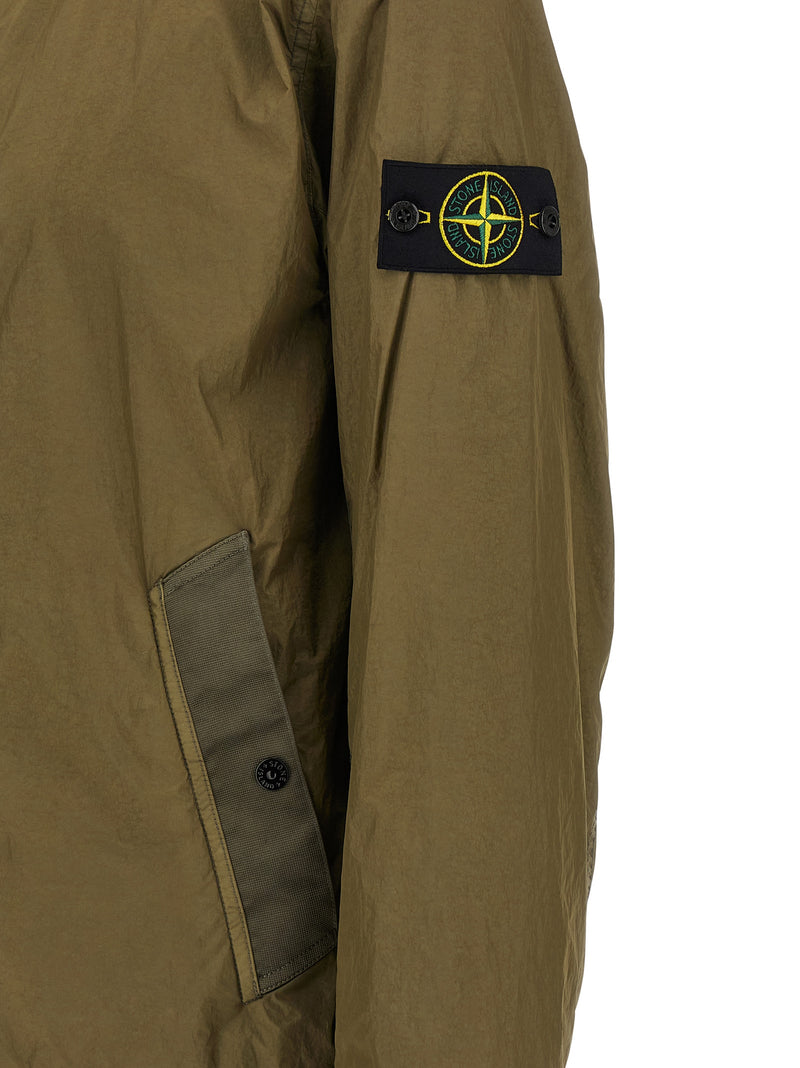 Stone Island Bicolor Polyamide Shell Jacket