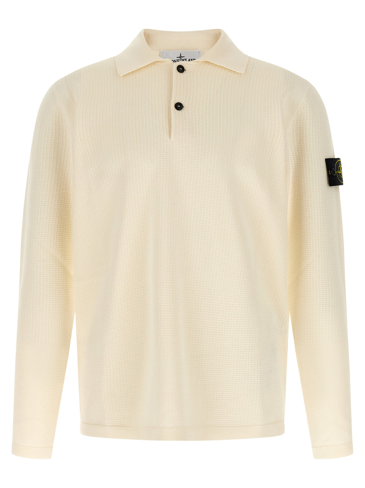 Polo Stone Island en coton beige