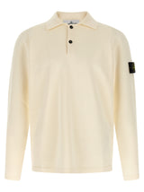 Polo Stone Island en coton beige