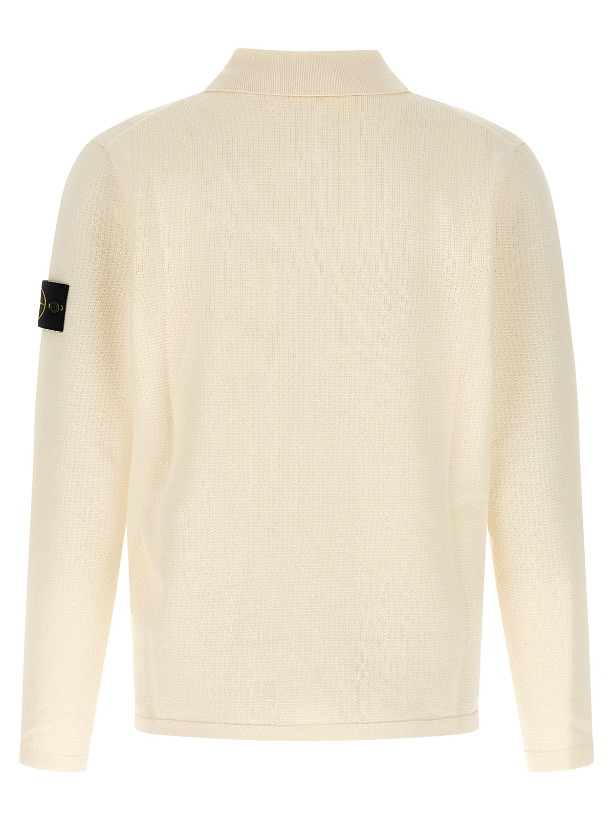 Polo Stone Island en coton beige