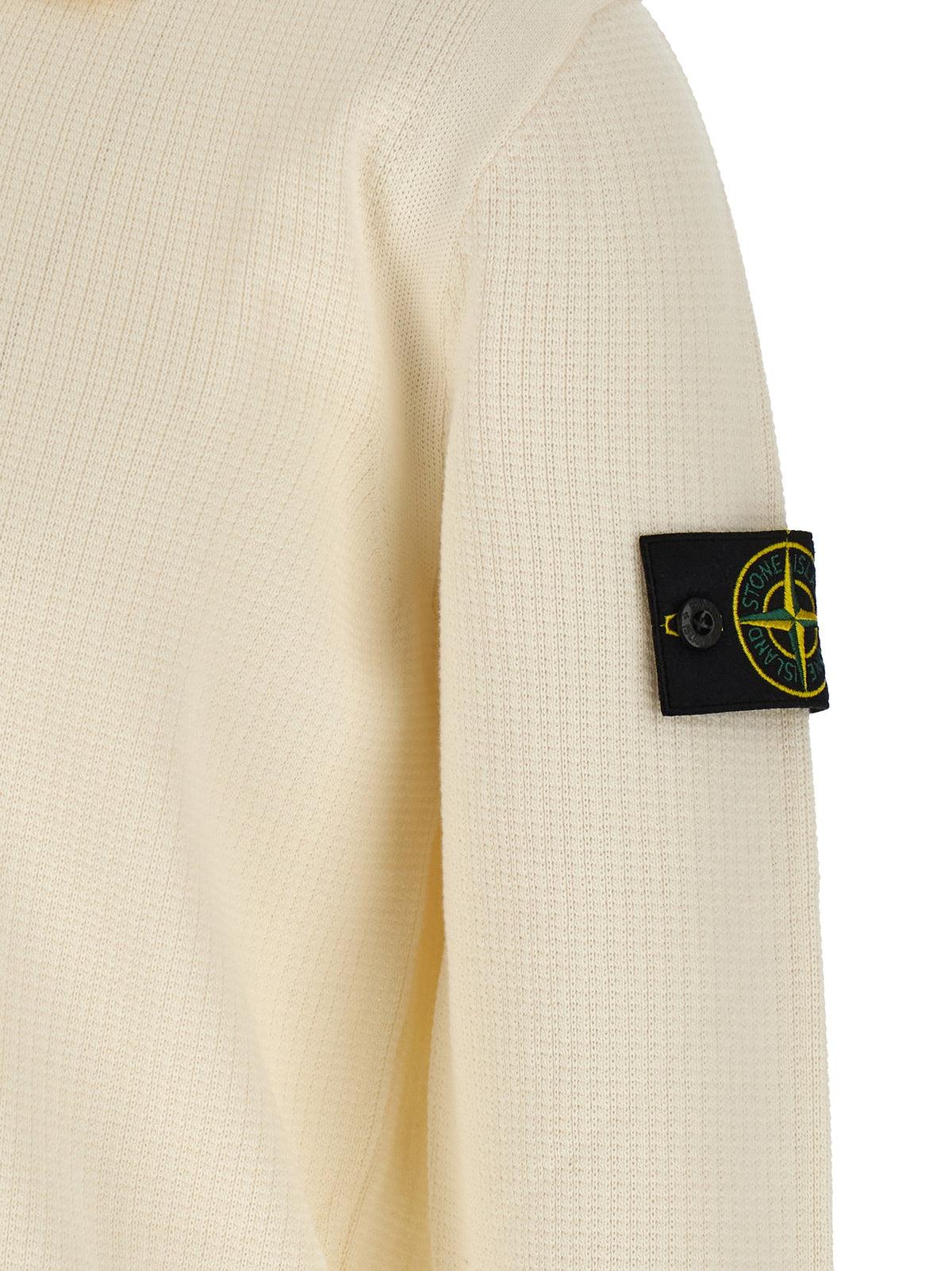 Polo Stone Island en coton beige