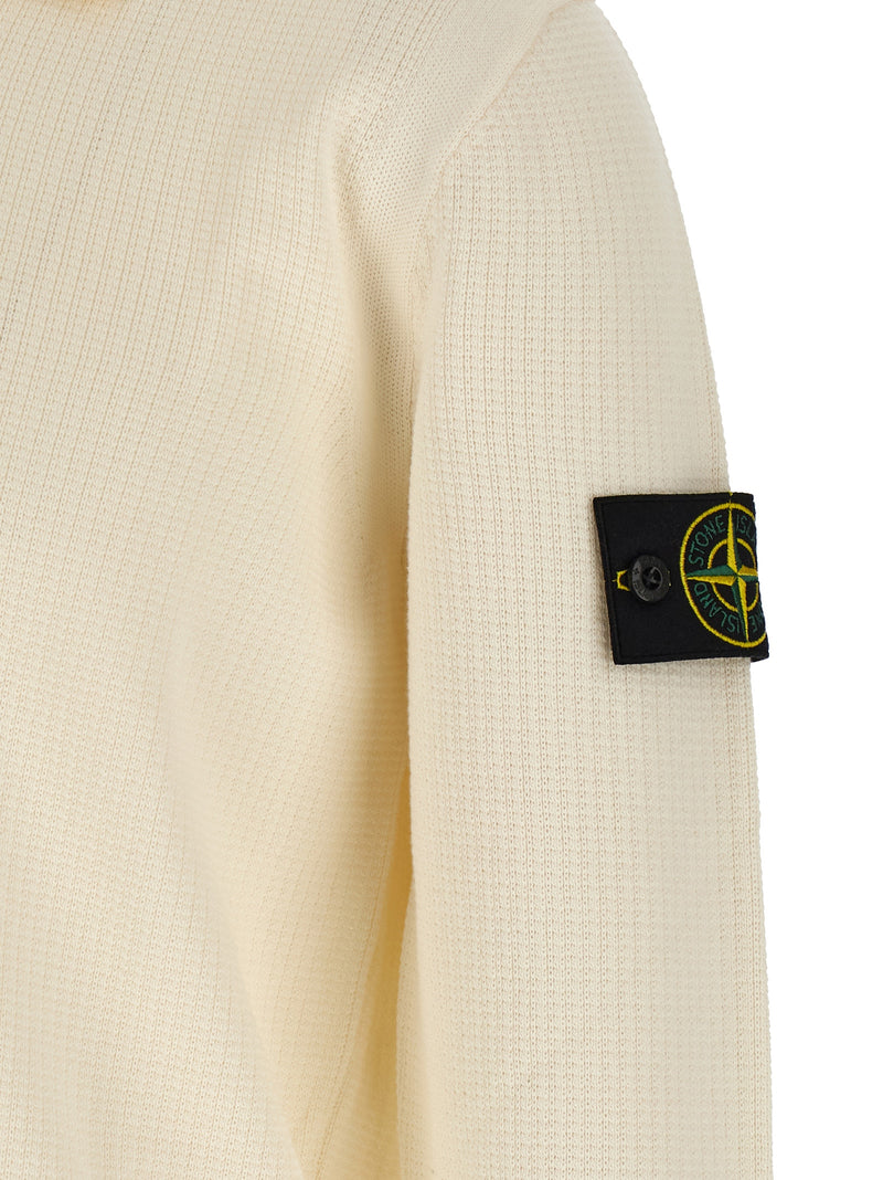 Polo Stone Island en coton beige