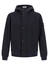 Stone Island Blue Polyester Shell Jacket - Stylish & Functional