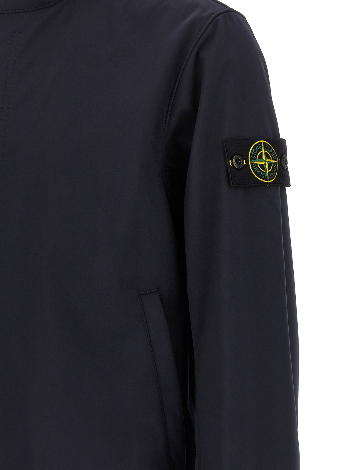 Stone Island Blue Polyester Shell Jacket - Stylish & Functional