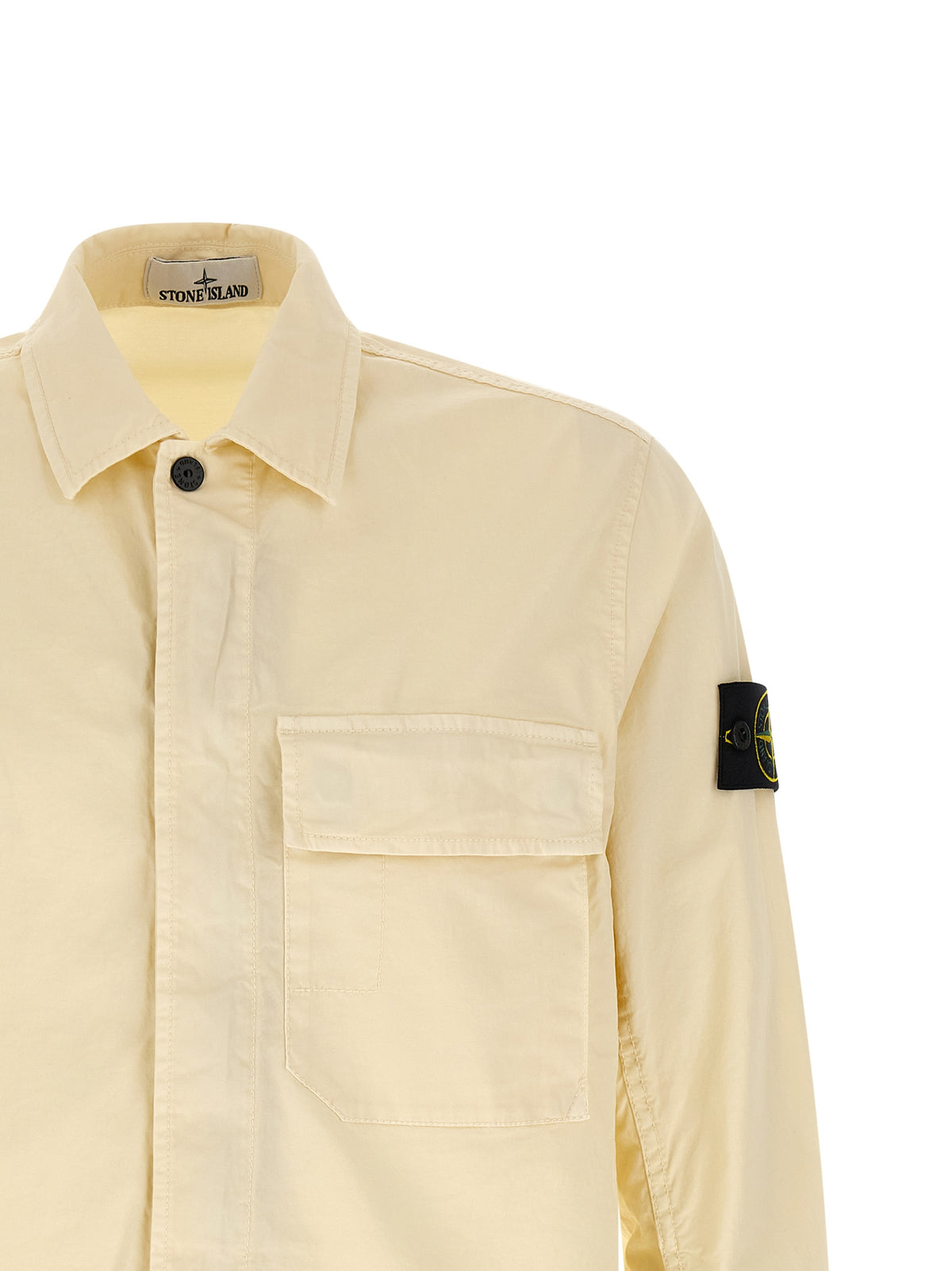 Chemisier en coton beige Stone Island