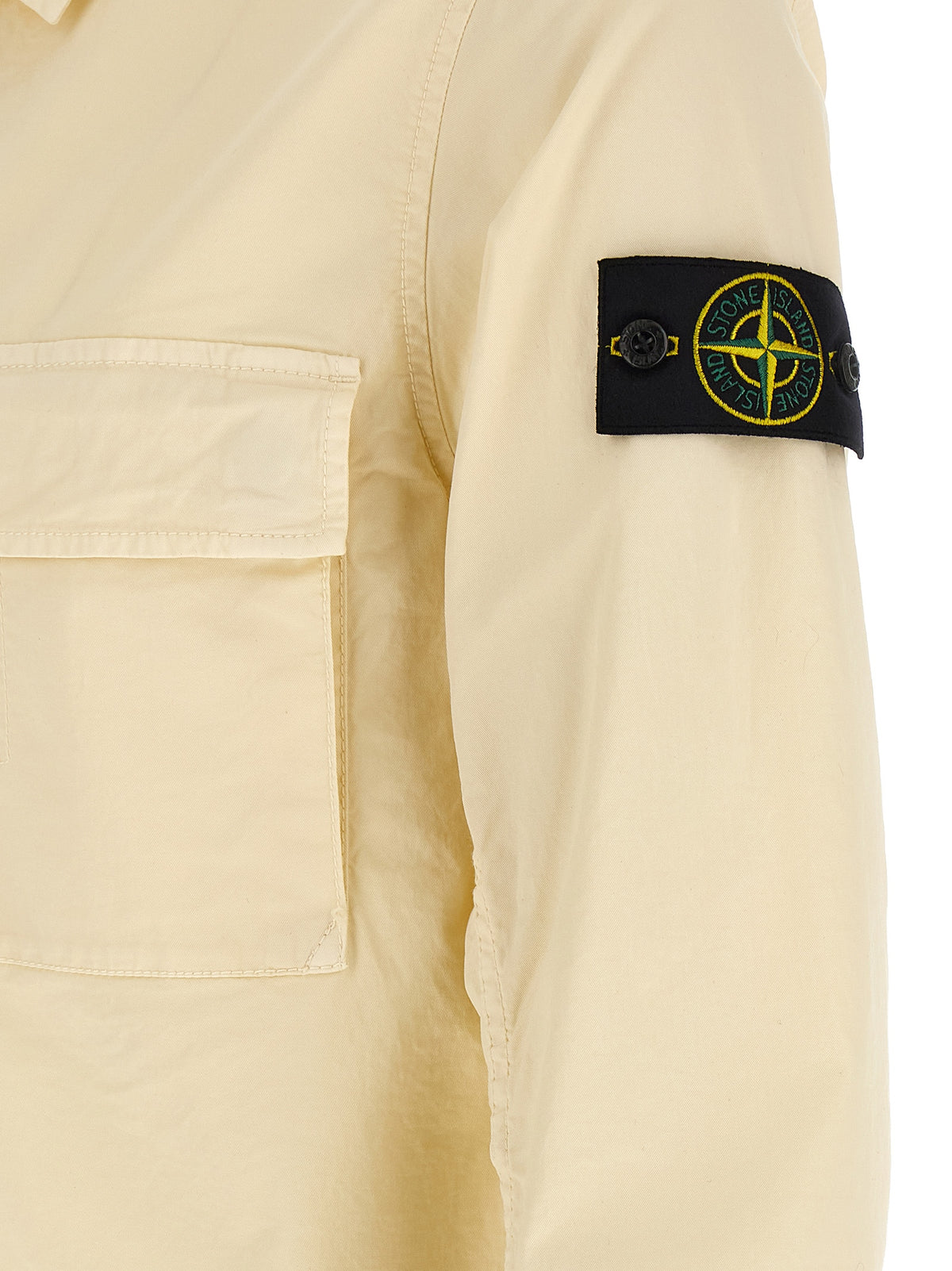 Chemisier en coton beige Stone Island