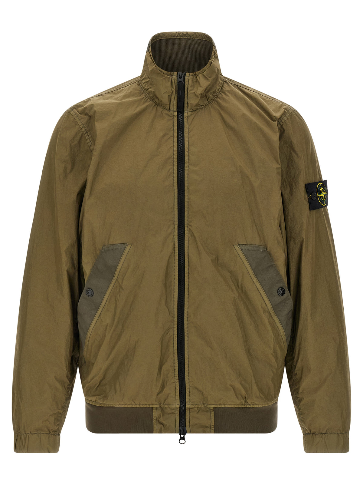 Stone Island Bicolor Polyamide Shell Jacket