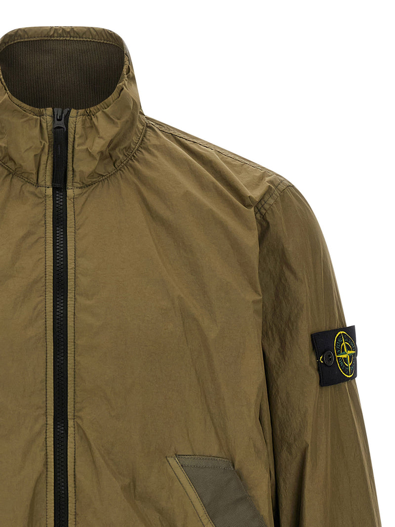 Blouson Stone Island bicolore en polyamide