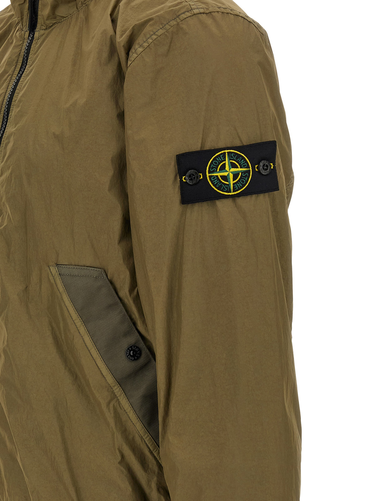 Stone Island Bicolor Polyamide Shell Jacket