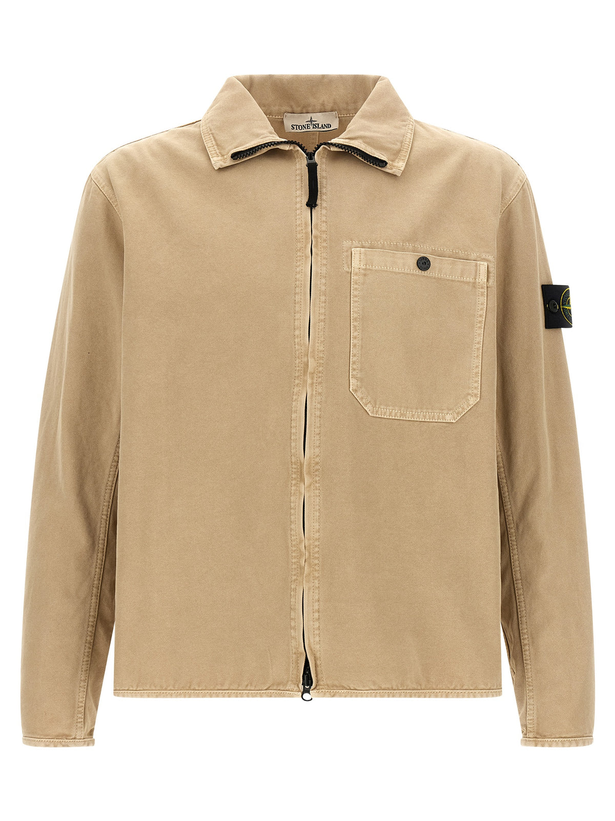 Chemisier en coton beige Stone Island