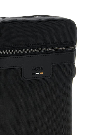 Hugo Boss Black Polyester Crossbody Bag