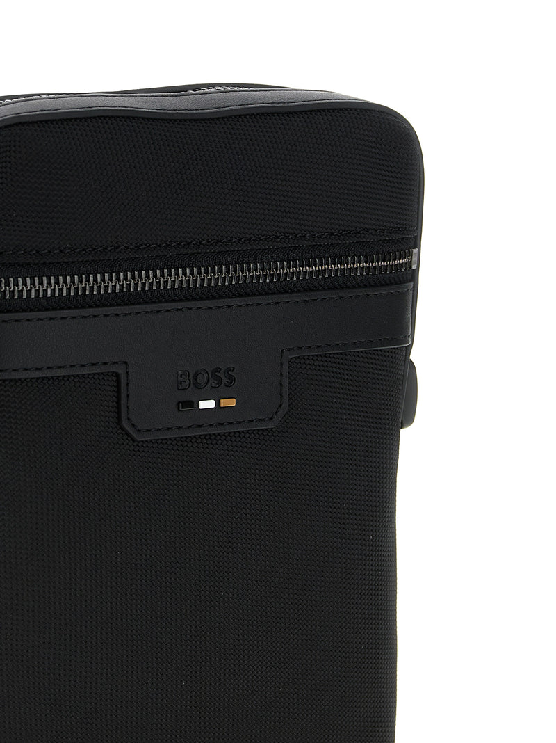 Hugo Boss Black Polyester Crossbody Bag