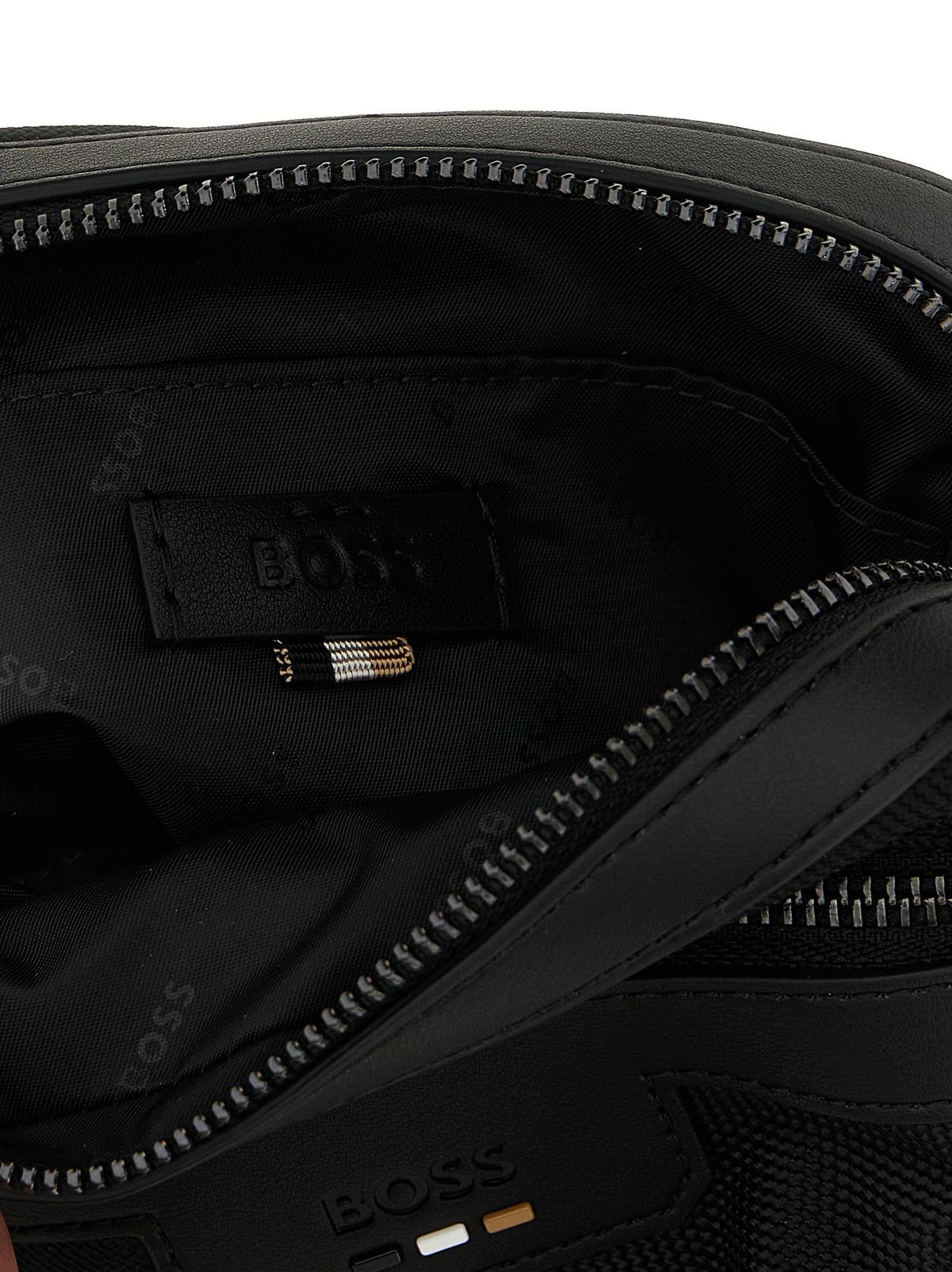 Hugo Boss Black Polyester Crossbody Bag